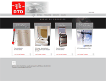 Tablet Screenshot of dtd.cl